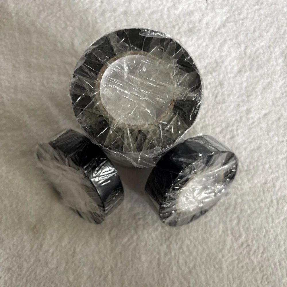 Lot of 5 Warrior Wrap Black Elect. Tape WW-HW-75 .75